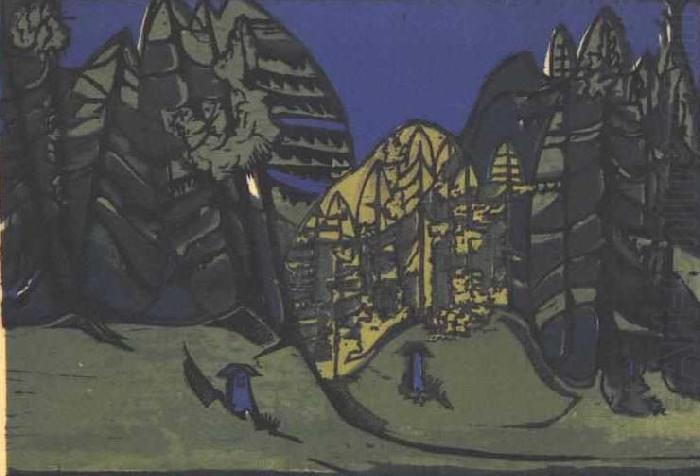 Ernst Ludwig Kirchner Forest cemetery china oil painting image